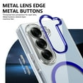 thumbnail image 3 of for Samsung Galaxy Z Fold 5 Magnetic Clear Case, Compatible with Wireless Charger and Magsafe, Simplistic Transparent Shockproof and Drop-Proof Case Fullbody Pro tection,Blue, 3 of 11