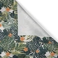 thumbnail image 5 of Ambesonne Floral Grommet Curtain, Botanic Tropic Leaves, 50" x 108", Green and White, 5 of 6