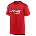 thumbnail image 2 of Men's Fanatics  Red Chicago Blackhawks Authentic Pro Tech T-Shirt, 2 of 3