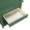 thumbnail image 2 of Nmkwnr Nightstand with Bottom Shelf, 2 Drawer Beside Table for Living Room, Bedroom, Green, 2 of 10