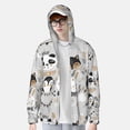 thumbnail image 4 of Goofa Funny Animals Series Printed Women's UPF 50+ Sun Protection Hoodie Jacket Lightweight Long Sleeve Sun Shirt for Women with Pocket Hiking Outdoor-Medium, 4 of 9