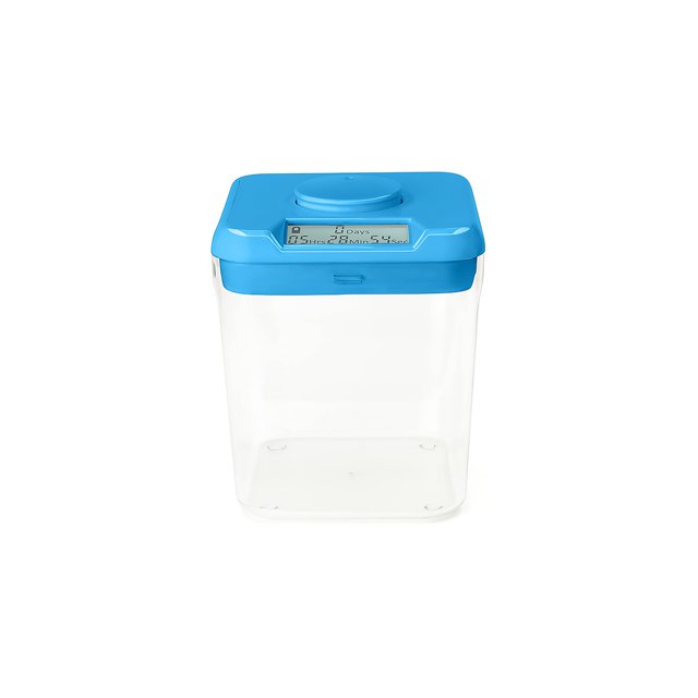 Contenedor De Alta Capacidad Con Bloqueo De Tiempo Tanque De Almacenamiento Sellado Cronometrado Transparente Caja De Casillero De Almacenamiento De Tanque Sellado Contenedor De Casillero Sellado seitruly TO005335-01