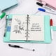 thumbnail image 3 of A6 PU Leather Notebook Binder, 3 Pcs Refillable 6-Ring Binder Cover Loose Leaf, 3 of 5