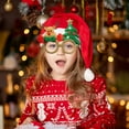 thumbnail image 5 of Funny Christmas Glasses Frames with Reindeer & Christmas Tree,Glitter Christmas Costume Eyeglasses for Christmas Party Favors Decorations(One Size Fits All), 5 of 7