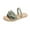 Green, variant on Bxsruta Bow-Detailed Adjustable Sandals with Non-Slip Tread, Summer Casual Women's Footwear