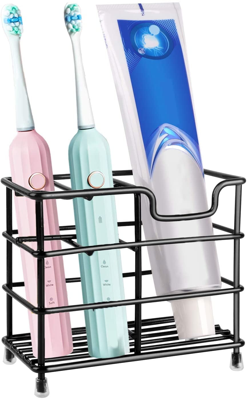 Bathroom Stainless Steel Toothbrush Holder Wall Mount Rack Toothpaste Hang L 