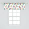 thumbnail image 2 of Ambesonne Ice Cream Window Valance, Colorful Sketchy Drawn, 54" X 18", Multicolor, 2 of 3
