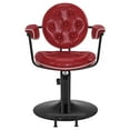 thumbnail image 4 of BarberPub Hydraulic Salon Chair, Swivel Barber Chair, Faux Leather, 4 of 9