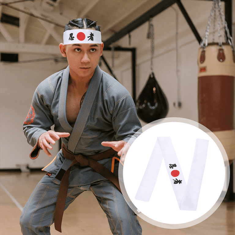 2pcs Ninja Print Hairband Japanese Headband Ninja Hachimaki