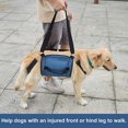 thumbnail image 4 of (XL, Azul) Arnés de transporte para perros, mochila de emergencia para mascotas, arnés de elevación para perros para cortar uñas, lesiones articulares, 4 of 5