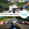 thumbnail image 3 of Bike Motorcycle Phone Mount Holder for Bicycle Detachable 360° Rotation Silicone Phone Holder for Bike, Dirt Bike Accessories Compatible with iPhone 11/X/8/7/6 Series and Android Phones, 3 of 6