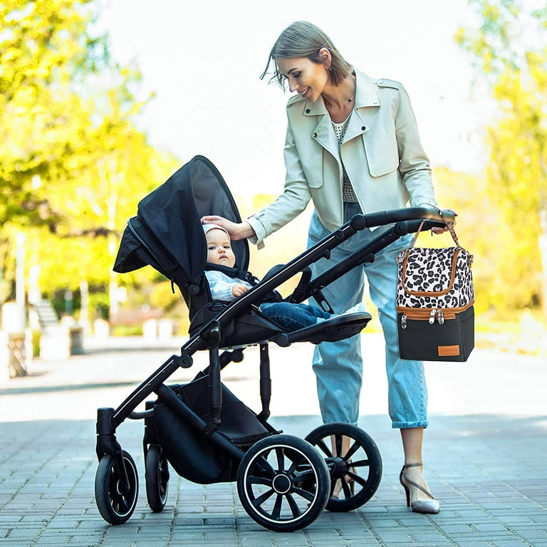 Diaper bag that store fits comotomo bottles