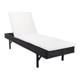 thumbnail image 4 of SAFAVIEH Outdoor Collection Cam Chaise Sunlounger Black/Beige, 4 of 12