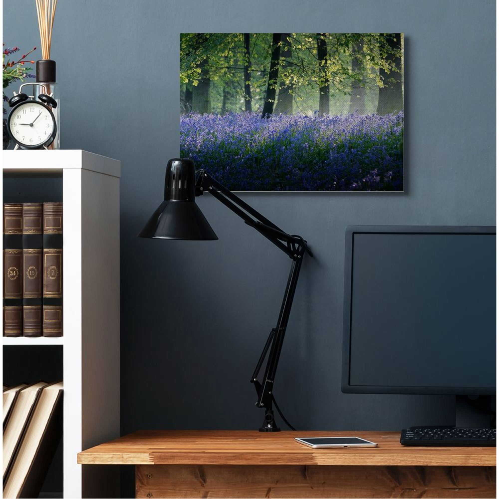 Stupell Industries Floral Lavender Field Morning Tree Forest Light Design by Adelino Goncalves, 24" x 30"