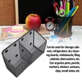 thumbnail image 6 of Suodoka Magnetic Metal Mesh Pencil Cup – Large Capacity Desk & Refrigerator Pen & Marker Organizer, 6 of 7