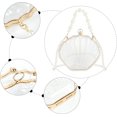 thumbnail image 5 of LinYooLi Women Mini Seashell Evening Clutch Top-Handle Bag Cross-body Bag, 5 of 8