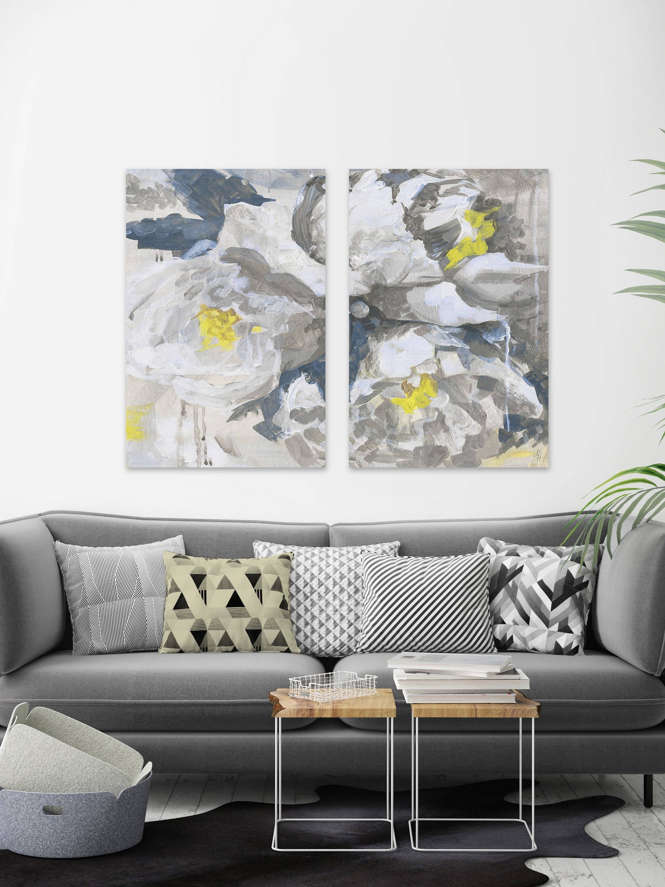Marmont Hill White Peony V Diptych