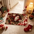 thumbnail image 5 of Christmas Diatomite Doormat Absorbent Entryway Rug, Mud Resistant Indoor Outdoor Mat, Quick Dry Short Pile Non Slip Rubber Backing, Easy Clean Front Door Mat for Winter Decor, 5 of 6