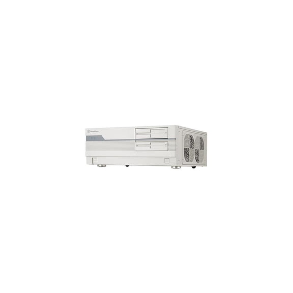 Silverstone FLP01 Retro-inspired HTPC Chassis - White FLP01W