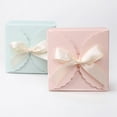thumbnail image 4 of kurtrusly 10 Pieces Wedding Bowknot Paper Gift Box Birthday Portable Present Case Party Favor Cookies Biscuits Packing Boxes Yellow 1Set, 4 of 6