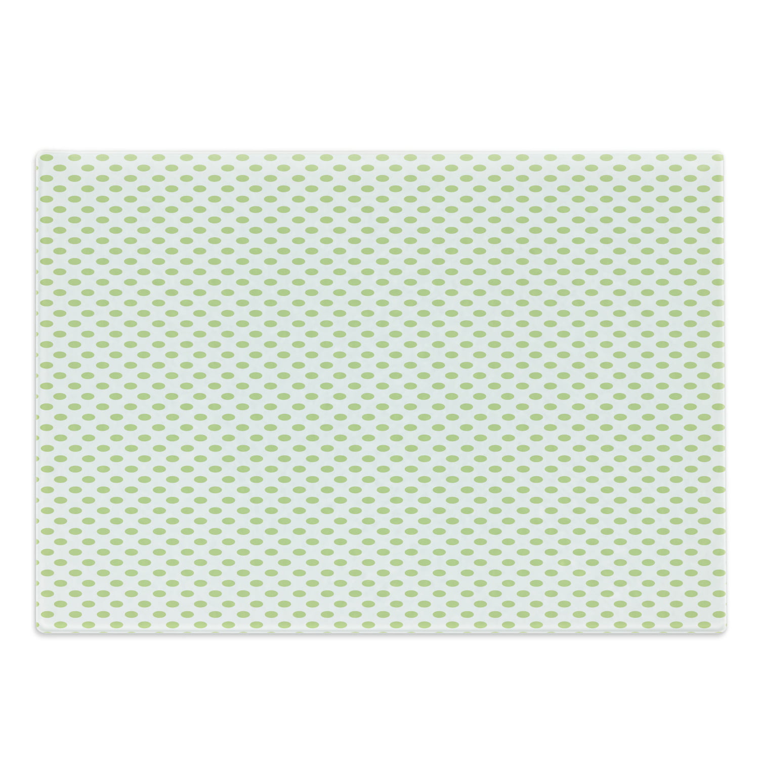 Green Cutting Board, 50s 60s Style Retro Vintage Inspired Simple Design  with Little Polka Dots Image, Decorative Tempered Glass Cutting and Serving  Board, Large Size, Green and White, by Ambesonne 