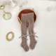 thumbnail image 4 of New 2025 Spring Girls Pantyhose 0-4Y Baby Children's Solid Color Bow Thin Style Leggings kids Outwear Skinny Pants, 4 of 6