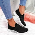 thumbnail image 5 of Xinyolin Spring Autumn Women Soft Sole Slip On Sneakers Rhinestone Breathable Flat Shoes, 5 of 8