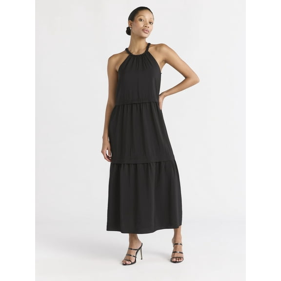 Sofia by Sofia Vergara Women's Braided Maxi Dress, Above Ankle Length, Sizes XS-XXXL