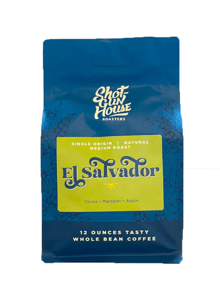 Shotgun Coffee - El Salvador, Whole Bean, Medium Roast, 12oz