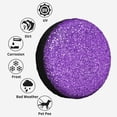 thumbnail image 6 of Kdxio Glitter Purple for Tire Cover Wheel Protectors Tyre Covers Weatherproof Wheel Covers Universal Fit for Trailer Rv SUV Truck Camper Travel Trailers 15 inch, 6 of 8