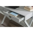 thumbnail image 3 of Linon Peggy Two Drawer Wood Writing Desk in Gray, 3 of 20