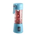 thumbnail image 2 of Cheers.US 380ml Portable USB Personal Blender for Shakes and Smoothies with Travel Cup and Lid, Black Home Blender Squeezer, 2 of 7