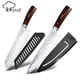 thumbnail image 1 of Cuchillo de Cocina, Paquete de 2 Cuchillos de Chef Japoneses de Acero Inoxidable Alto Carbono, Ultra Afilados con Mango Ergonómico y Patrón Martillado Irregular para Cortar y Rebanar, 1 of 7