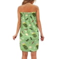thumbnail image 3 of Yuyamidu Cucumber Bath Towel Wrap for Women Pepper Towel Wrap with Pocket Lightweight Bath Towels Green Bath Sheets Spa Wrap for Ladies Swimming Pool Towe Size L, 3 of 7