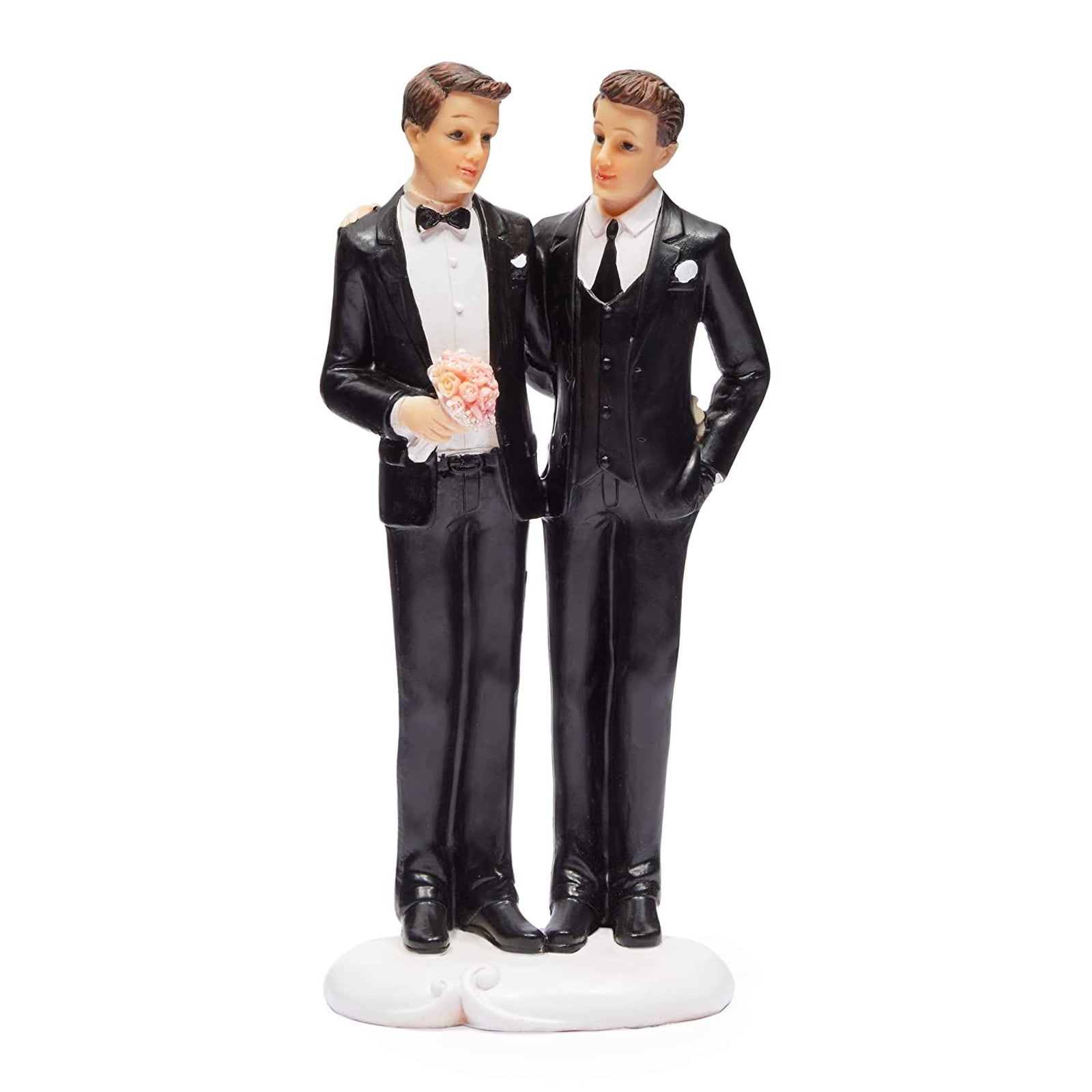 Gay Wedding Cake Topper Groom to Groom Cake Topper for Men Gift