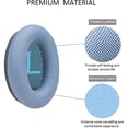 thumbnail image 2 of Adhiper QC45 Replacement Ear Pads Quite-Comfort Protein Leather Earpads Covers Noise Canceling Ear Pads Cushions Earmuff Repair Part for Boses QC45 Headphone(Blue), 2 of 7