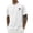 White, variant on Men's Graphic T-Shirts Raglan Short Sleeve Crewneck Casual Summer Beach Wear Athletic Tee Shirts