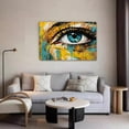thumbnail image 5 of Colorful Eye Abstract Picture Of The Eye Painting Canvas Poster Bedroom Decor Sports Landscape Office Room Decor Gift,Frame-style,16x24inch(40x60cm), 5 of 8