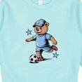 thumbnail image 3 of Inktastic Boys Soccer Bear Toddler Sweatshirt, 3 of 4