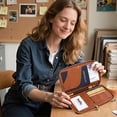 thumbnail image 3 of Passport Clip,Flight Ticket Storage Document Bag,Wallet With Zipper,RFID Passport Clip,Anti-theft Passport Clip,Essential Travel Anti-theft Wallet Storage Box., 3 of 7