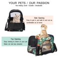 thumbnail image 3 of Platypus Premium Fabric Pet Carrier Bag - Durable 900D Oxford Cloth & Sherpa Base - Comfy 17x10x11.8 in - Ideal for Travel & Outdoors – Spacious & Stylish – Suitable for Small Pets, 3 of 7