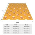 thumbnail image 3 of Sikiie Cute Popcorn Ultra-Soft Micro flannel Blanket Luxury All Seasons Warm Blanket for Bedding Sofa and Travel (4 sizes)-80"x60", 3 of 7