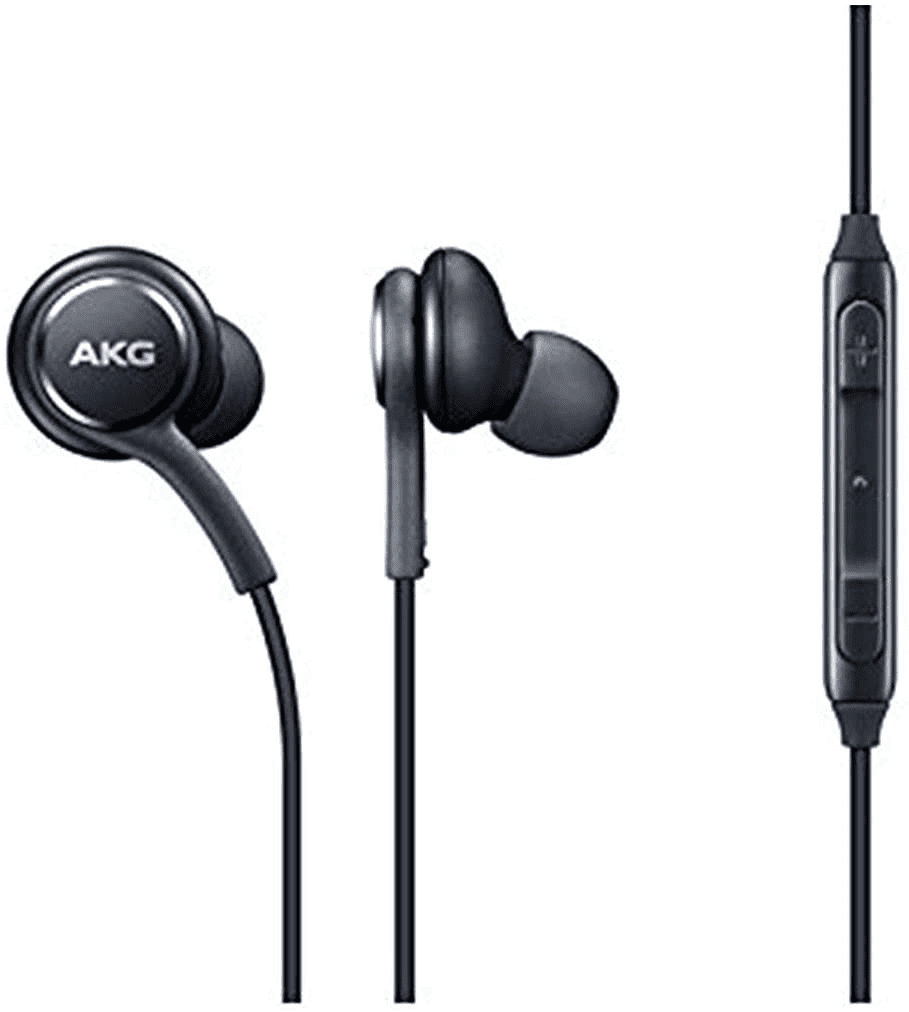 OEM InEar Earbuds Stereo Headphones for Lenovo K6 Power Plus Cable Designed by AKG with Microphone and Volume Buttons Black Walmart
