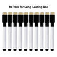 thumbnail image 5 of CCOCC 2026 New 10 Pack Magnetic Dry Erase Markers with Eraser Cap Tips. Magnetic Feature Is Great to Use on Fridge,Locker,Etc. for Office, Home, Classroom, Kitchen (Black), 5 of 5