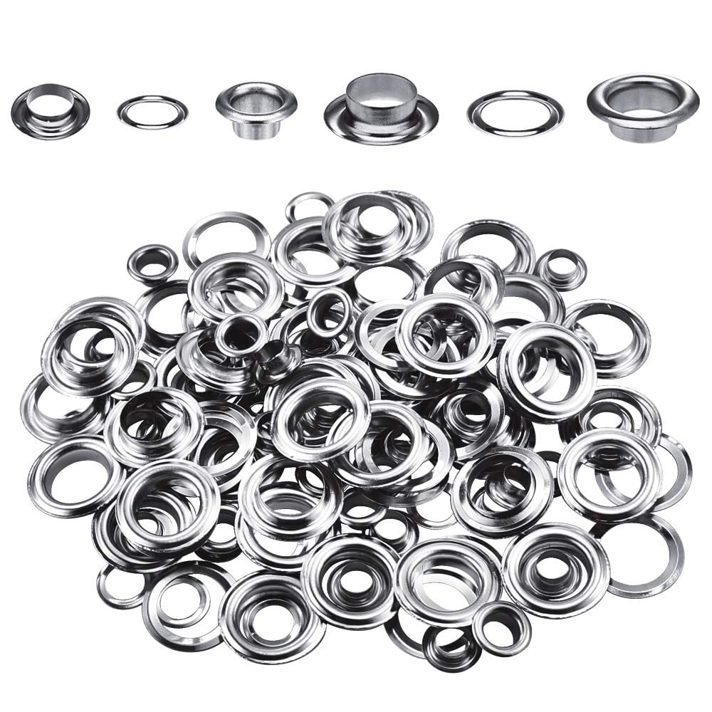 23pc 3/8" x 1/4" deep GROMMET KIT includes PUNCH  ** Free Shipping **