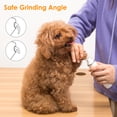 thumbnail image 6 of OWNPETS Rechargeable Pet Nail Grinder Trimmer for Small, Medium, Large Dogs Cats with 3 Grinding Ports and 2 Running Speed, 6 of 8
