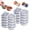 10pcs, variant on Clear and Clever Snack Containers with Lids, 30pcs Reusable Snack Pack Containers 2 Compartments, Grab And Go Snacks Container, Double Compartment Condiment Container (30pcs)