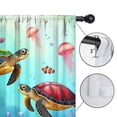 thumbnail image 4 of Blackout Kids Curtains,Sea Turtle Sjellyfish Childrens Insulated Curtains Set Of 2,Bedroom Essentials,Toddler Room Decor 42x54in(106x137cm), 4 of 4