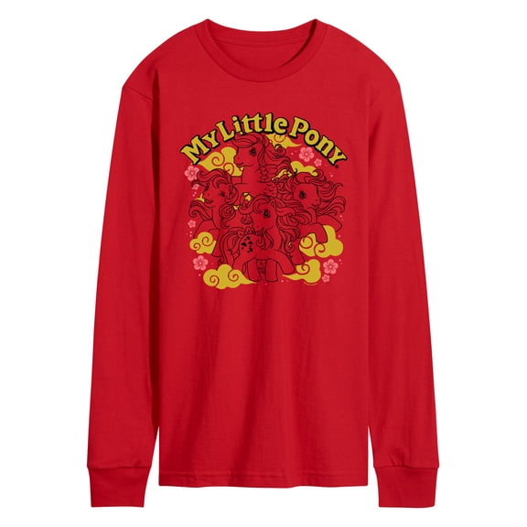 My Little Pony - My Little Pony New Year Group - Men's Long Sleeve Graphic T-Shirt