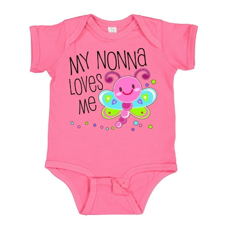 

Inktastic My Nonna Loves Me- Cute Dragonfly Boys or Girls Baby Bodysuit